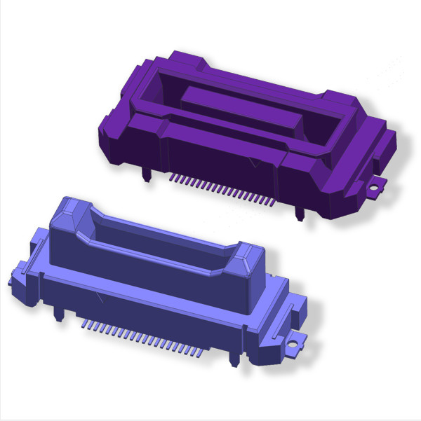 Floating Board to Board Connector 0.5mm Pitch Single Slot SMT match HRS FX23L